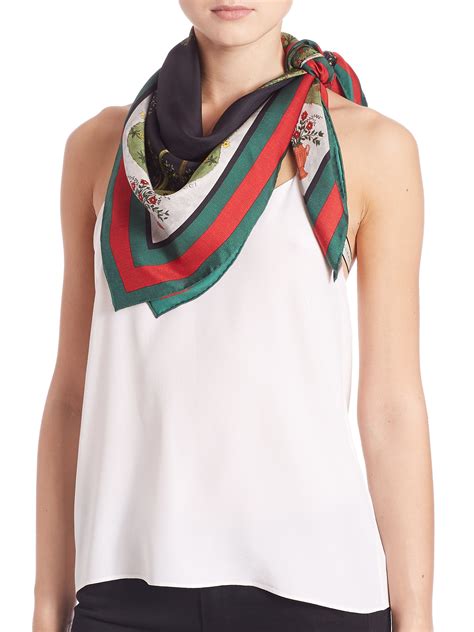 gucci scarf womens|Gucci neckerchief.